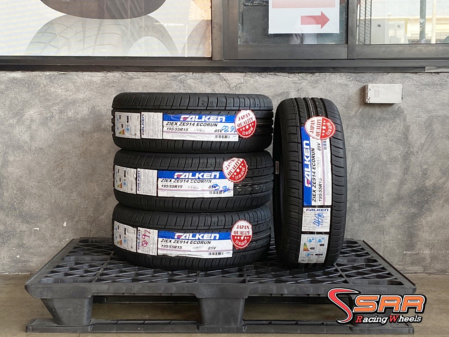 FALKEN ZE914 ECORUN 195/55R15 ยางใหม่ ลดราคาพิเศษ