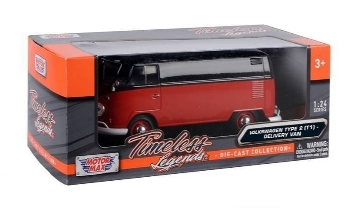รถโฟล์คตู้ Volkswagen bus scale 1:24 โมเดลรถเหล็ก (ปลีก-ส่ง)
