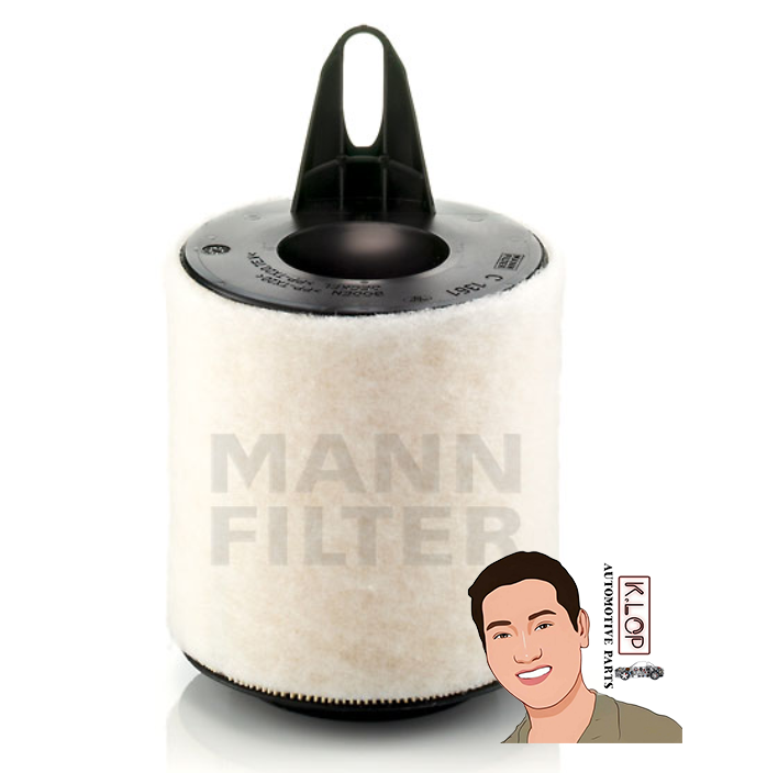 ไส้กรองอากาศ BMW E81, E90 (316I, 318I, 320I), X1 (E84) / N43, N45, N46 : MANN-FILTER***งานพรีเมี่ยมแท้นำเข้ายุโรป (C1361)