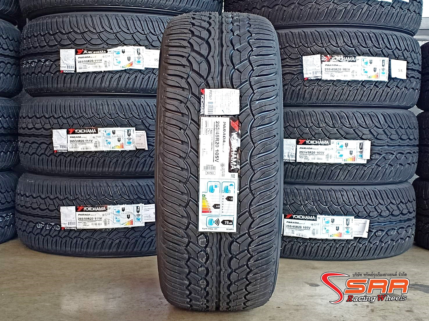 YOKOHAMA PARADA 255/45R20 ยางญี่ปุ่น SUV ลดราคาพิเศษ