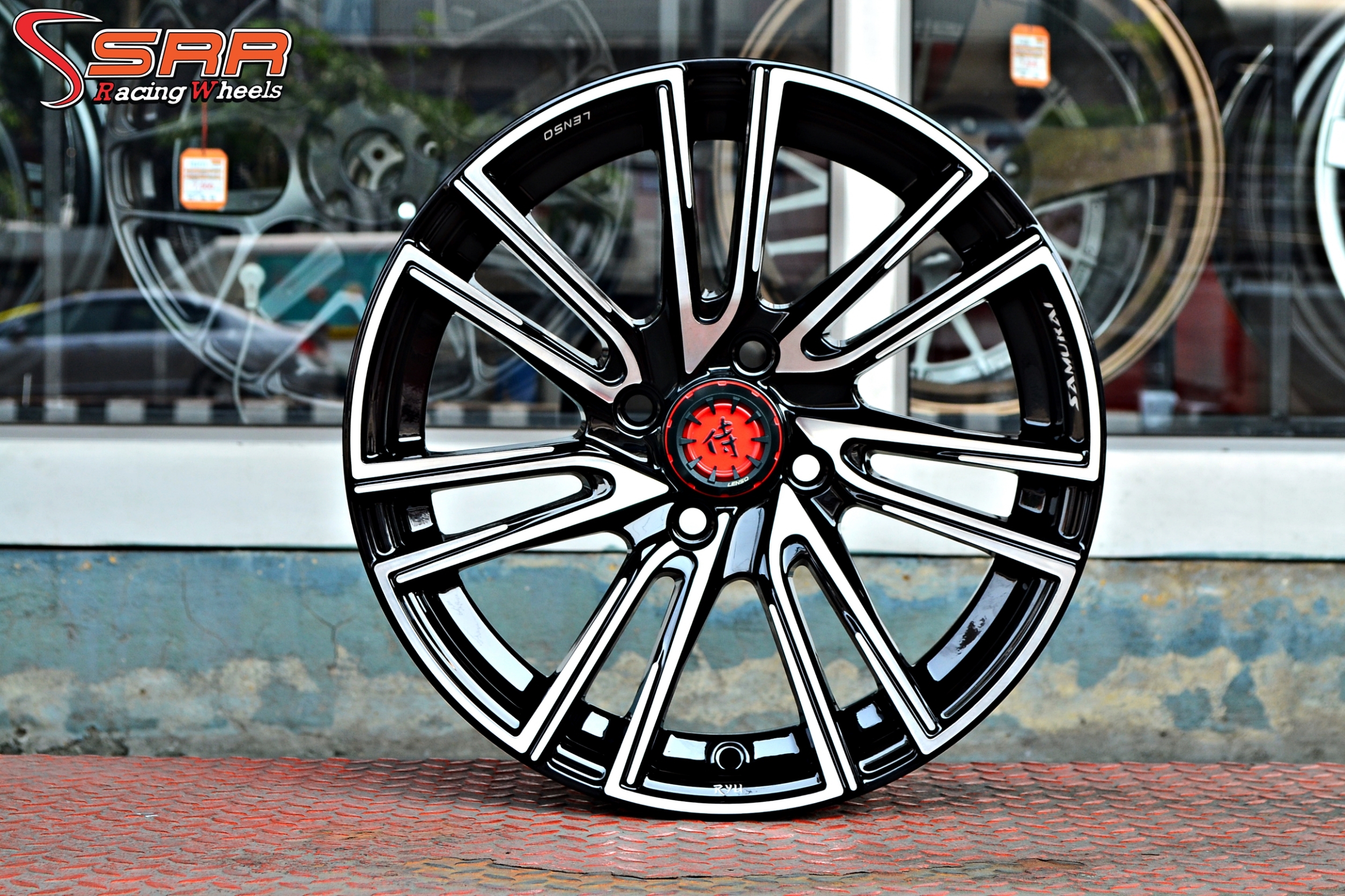 SAMURAI SC-RYU ขอบ15x7 4x100 BKFW