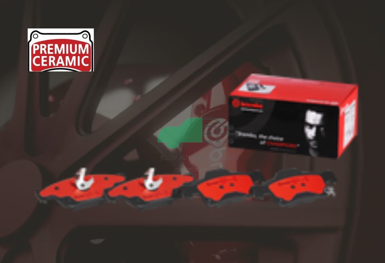P37 016N ผ้าเบรกหลัง (แท้ BREMBO รุ่น Ceramic) JEEP Grand Cherokee WK2 ปี11