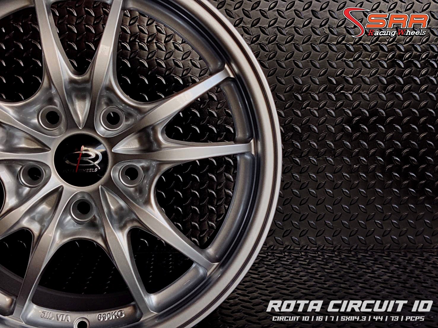 ROTA CIRCUIT 10 ขอบ16 5H114.3 ET44 PCPS ราคาพิเศษ