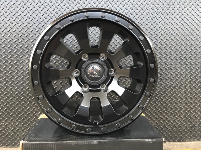 FUEL-TACTIC D630 ขอบ16 นิ้ว สี SATIN BLACK