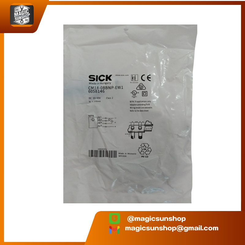 SICK Proximity Ssensor CM18-08BNP-EW1