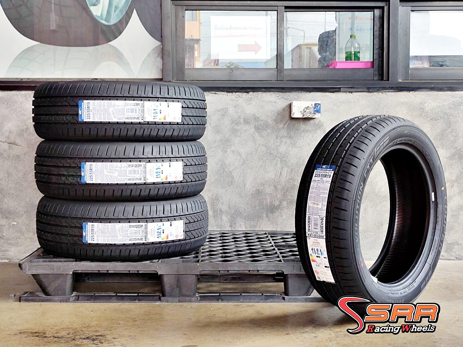 COOPERTIRES EVOLUTION CTT 225/55R19 ยางใหม่ปี21 ราคาพิเศษ