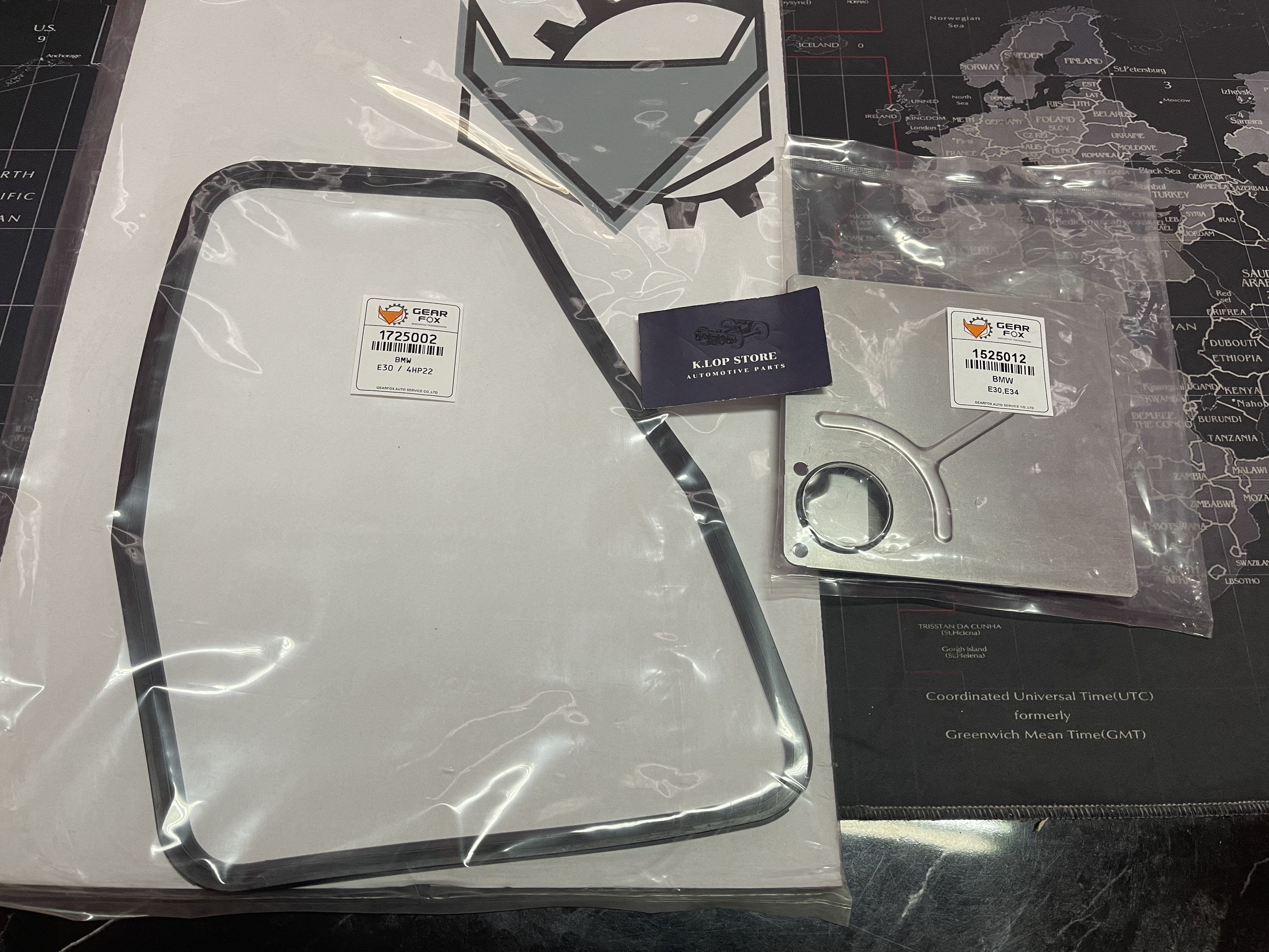 1525012 ไส้กรองเกียร์ออโต้(Gear Fox) BMW E30 /ปี1982-1994, E34 /ปี1987-1996 (ZF)