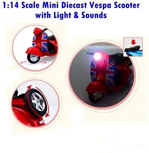 โมเดลรถเวสป้าพ่วงข้าง scale 1:14 (ปลีก-ส่ง)