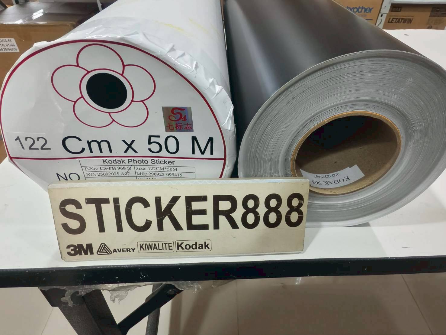 สติ๊กเกอร์โกดัก สีดำด้าน 968 ขนาด 122 cm x 50 M KODAK Photo Sticker