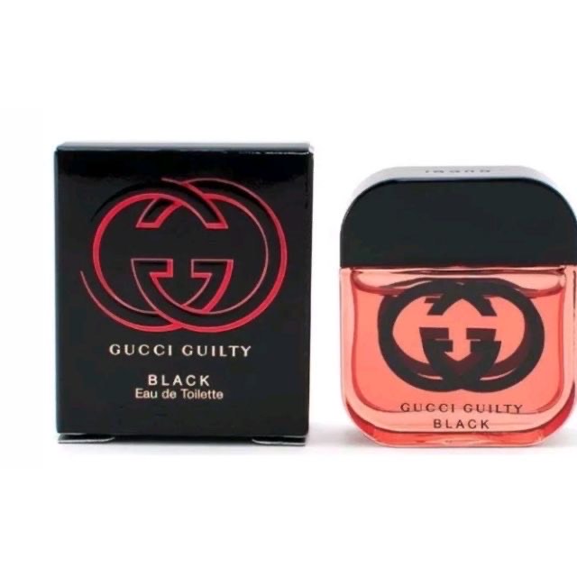 น้ำหอม Gucci Guilty Black EDT (5 ml). เข้มข้น อ่อนหวาน หรูหรา น่าดึงดูด และไม่สามารถที่จะคาดเดาได้ ขนาดทดลอง
