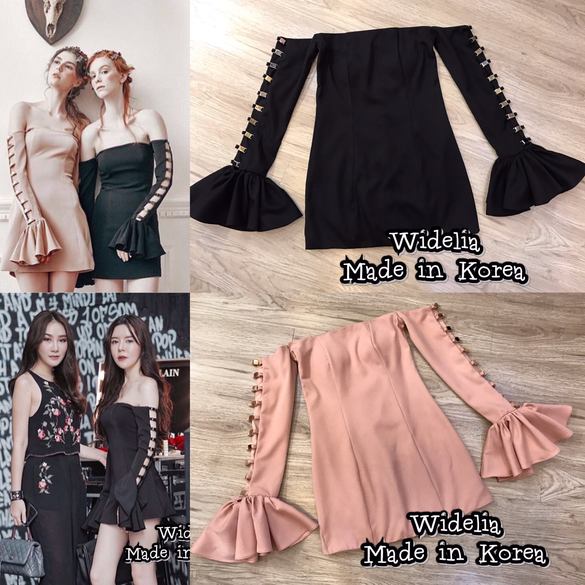 *พร้อมส่ง*MOF Dress :: เดรสปาดไหล่ตัวสวย เปรี้ยวสุดพลัง