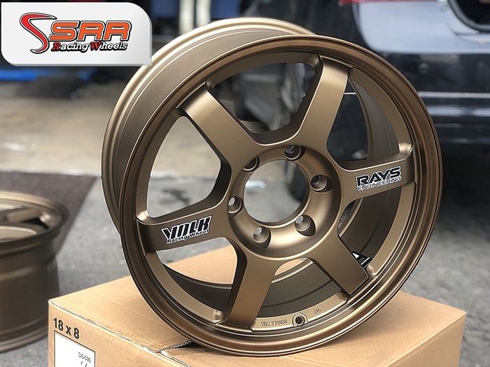 TE37 DS-035 ขอบ18 นิ้ว 6x139.7 ET33 สำหรับใส่รถตู้ TOYOTA COMMUTER