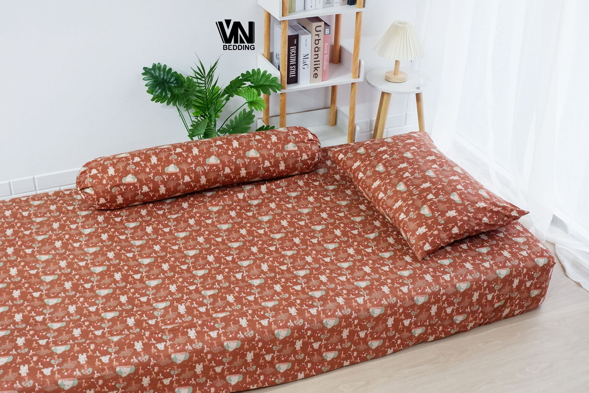 ชุดผ้าปูที่นอนครบเซ็ต 3.5 ฟุต (10 ชุด ) #มียางรัดมุม 360 องศา งานพรีเมี่ยม