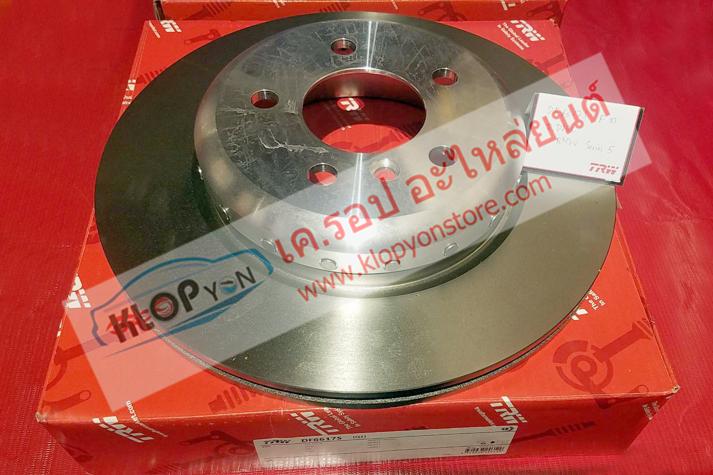 จานดิสเบรค-หลังTRW (DF6617S) BMW F10 520i, 523i, 520d, 530d ปี2011-ON