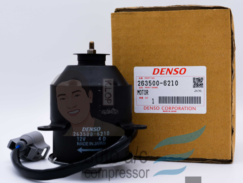 KLOP-T405-39A มอเตอร์พัดลมหม้อน้ำแท้ DENSO Toyota Crown 2005-2013,Lexus GS300/GS350/GS430/GS460 2005-2011