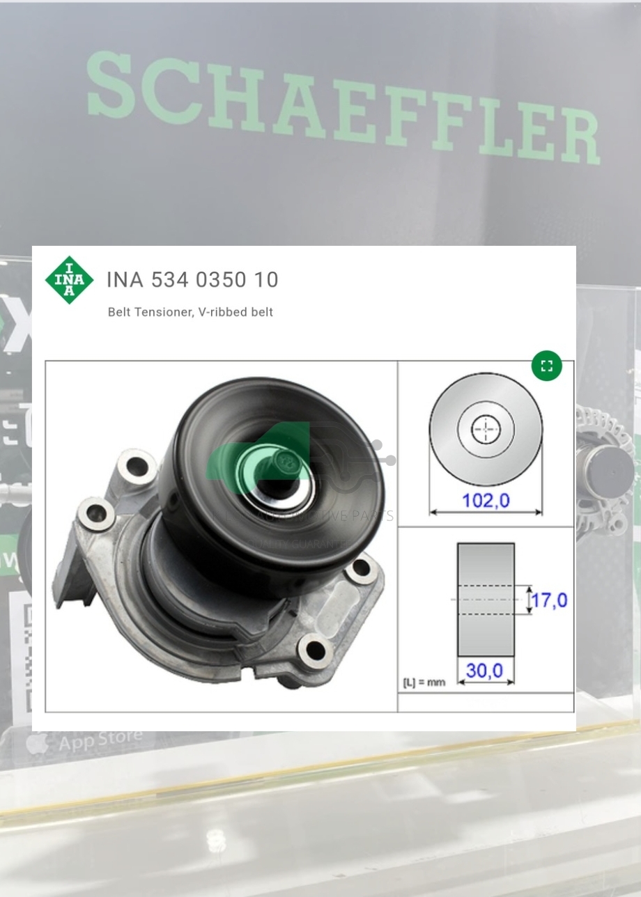 ชุดตั้งสายพาน(INA) : 2UZ Prado 4.7, 1UZ LS400 LX470