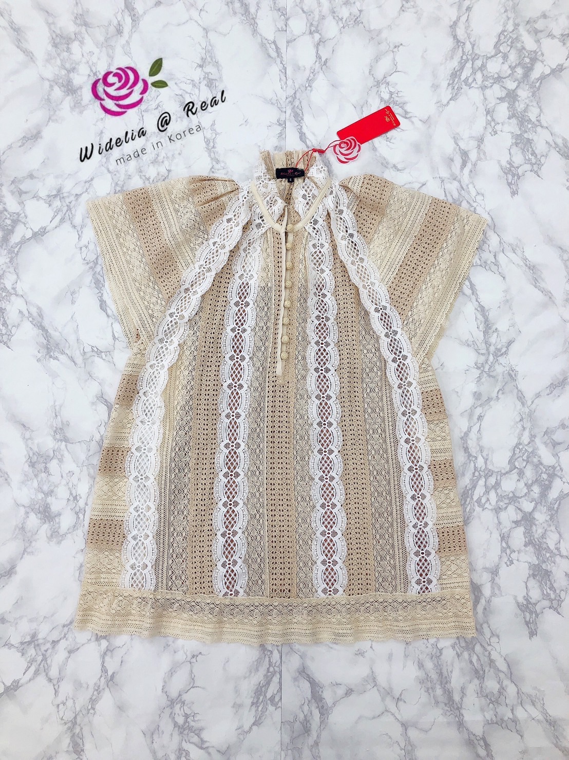 Janesuda Mini dress มินิเดรสตัวสั้นแขนบานแสนสวย