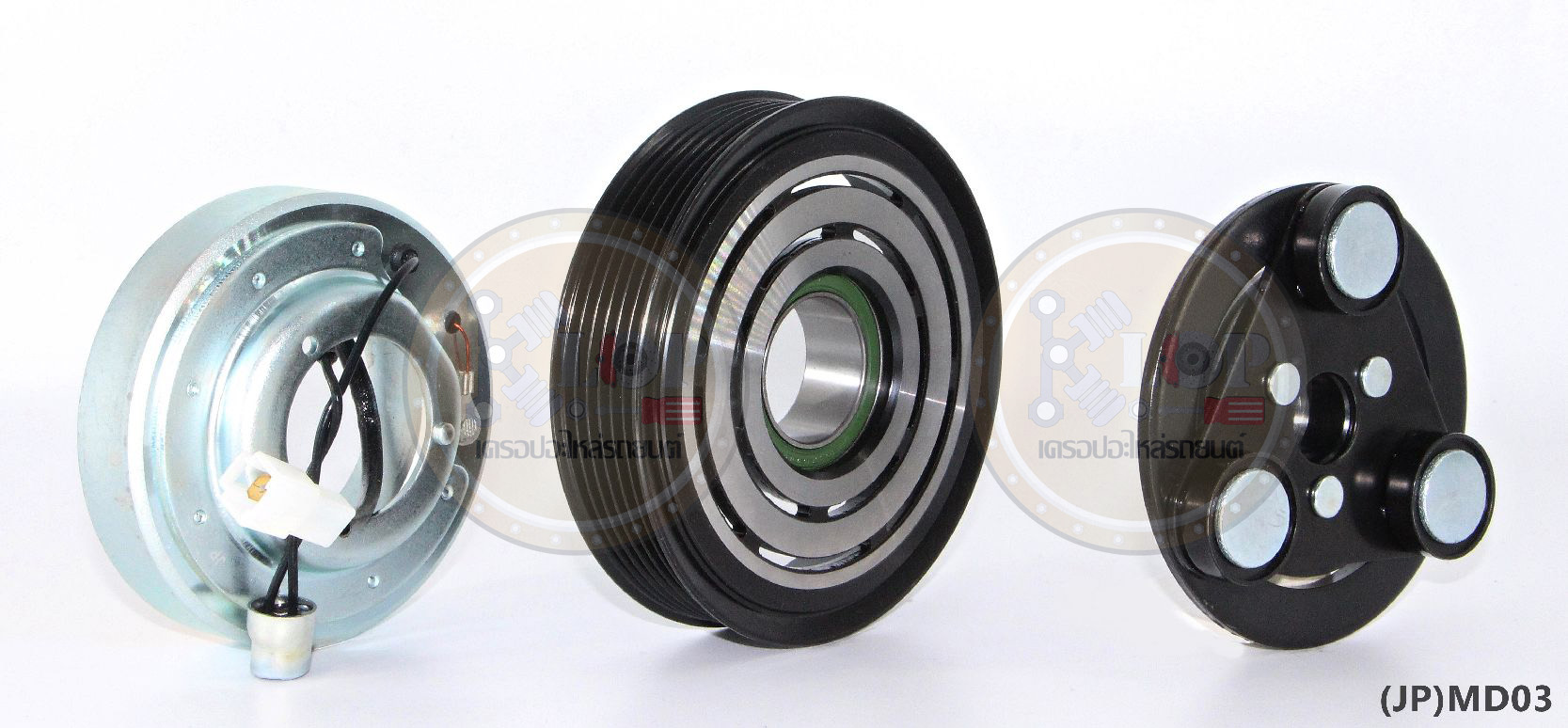 (JP)MD03-JP ชุดหน้าคลัทช์(Vinn) MAZDA 2 (Com.Panasonic) (ญี่ปุ่น) 120mm. 6PK 12V.