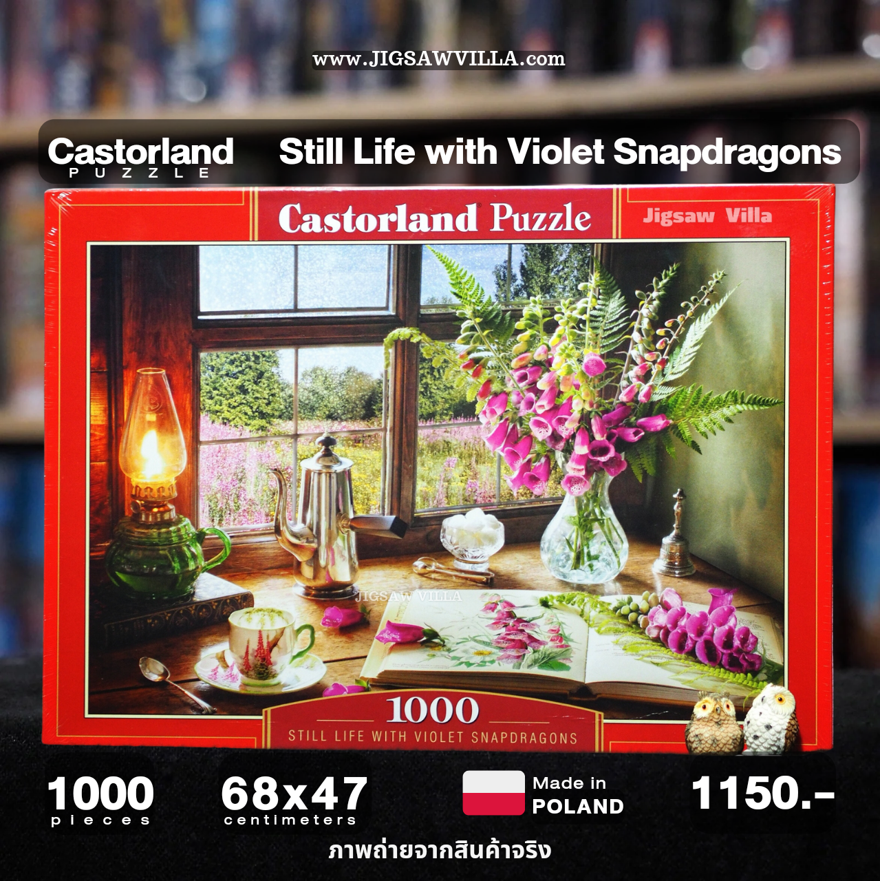 Castorland - Still Live With Violet Snapdragons 1000 pcs.