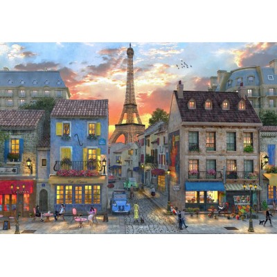 Bluebird Puzzle - Street of Paris by Dominic Davison 1000 pcs.
