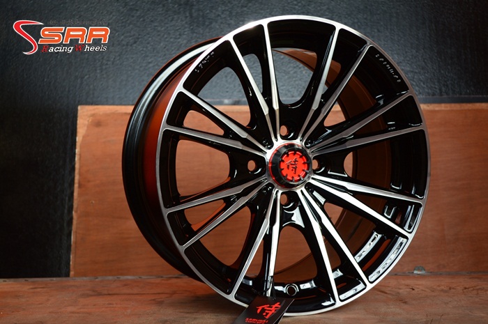 LENSO SAMURAI SC-HAYATO ขอบ15 ET35 4x100 BKF