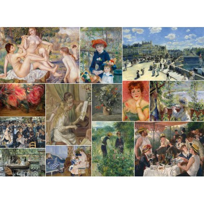 Bluebird Puzzle - Collage by Auguste Renoir 6000 pcs.
