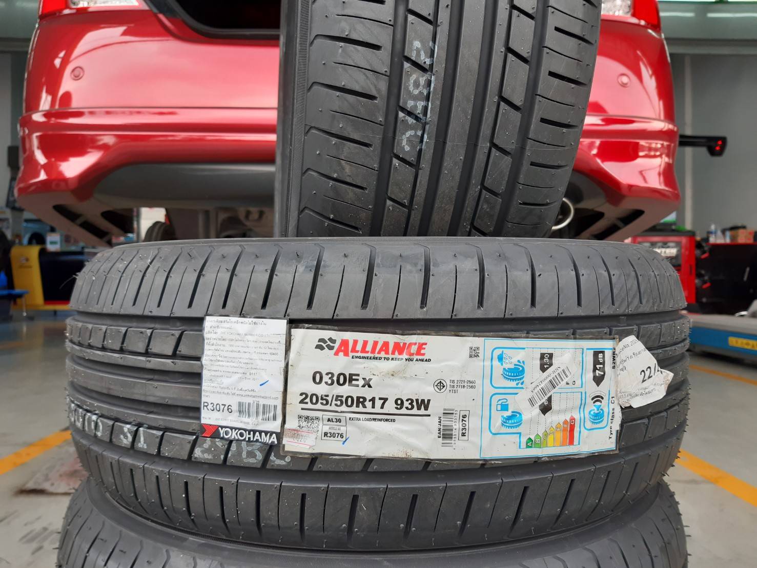 ALLIANCE By YOKOHAMA 205/50R17 ยางญี่ปุ่นปี2021 ราคาพิเศษ