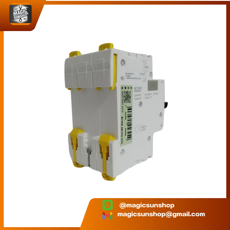 Schneider เบรคเกอร์ Breaker IC65N D6A 3P