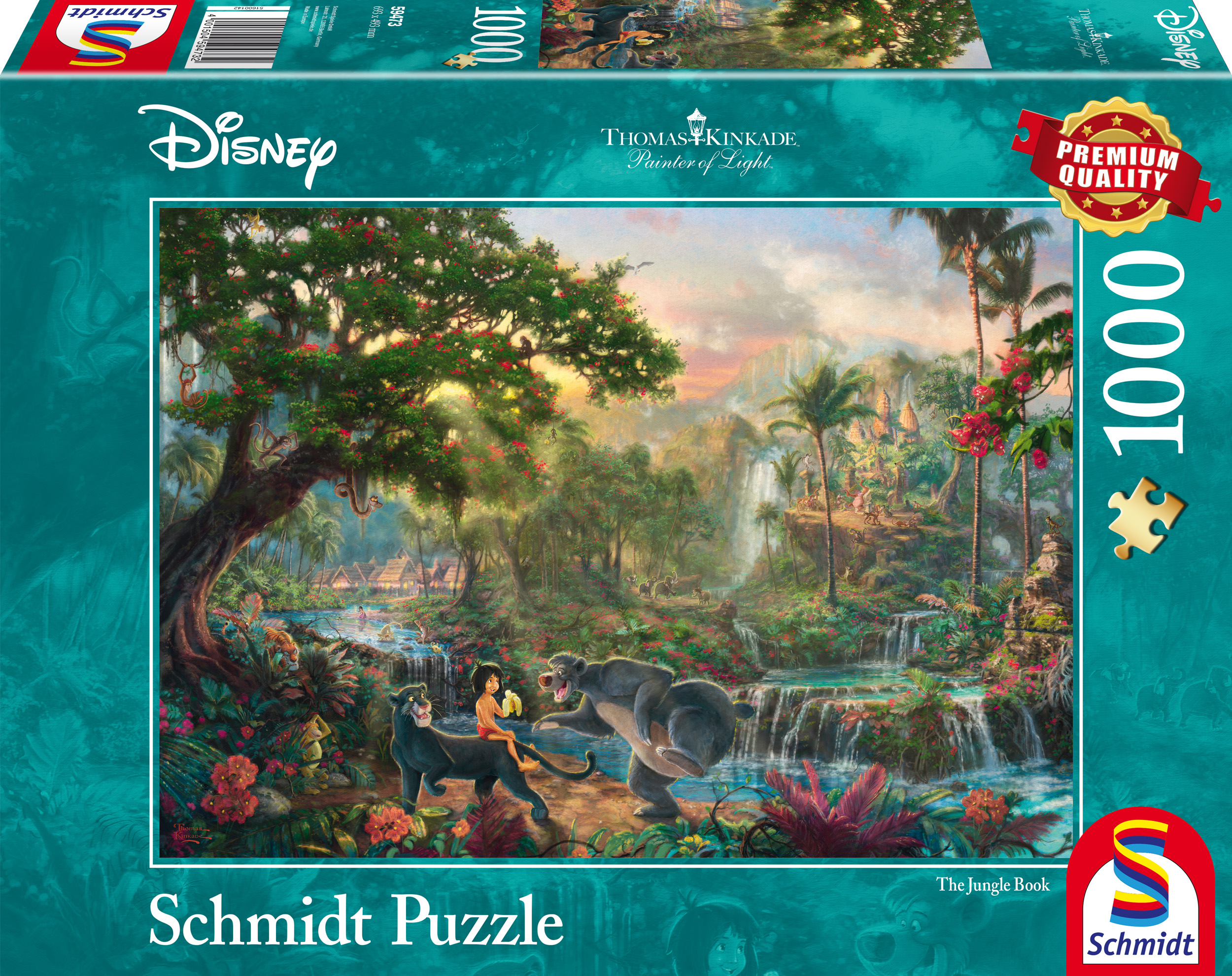 Schmidt - Disney : The Jungle Book by Thomas Kinkade 1000 pcs.