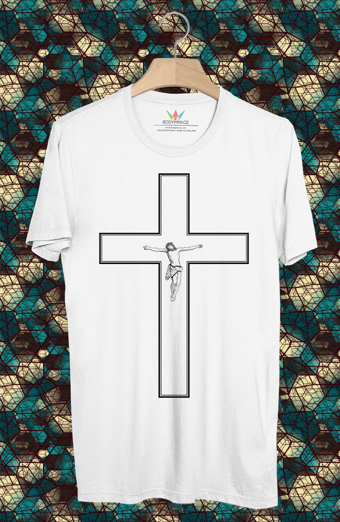 BP82 เสื้อยืด Cross Jesus