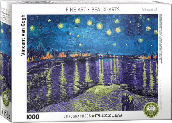 Eurographics - Starry Night Over the Rhone by Vincent Van Gogh (Non-Pattern) 1000 pcs.