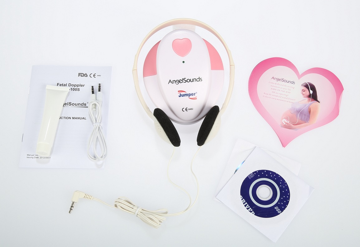 เครื่องฟังเสียงหัวใจทารกในครรภ์ Jumper AngelSounds Gift Set รุ่น JPD-100S ครบชุด ราคาพิเศษจำนวนจำกัด