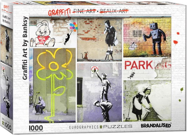 Eurographics - Graffiti Art by Banksy (Non-Pattern) 1000 pcs.