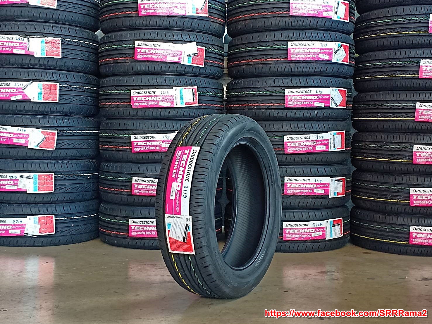 BRIDGESTONE TECHNO SPORTS 185/55R16 ยางใหม่ปี19 ราคาพิเศษ