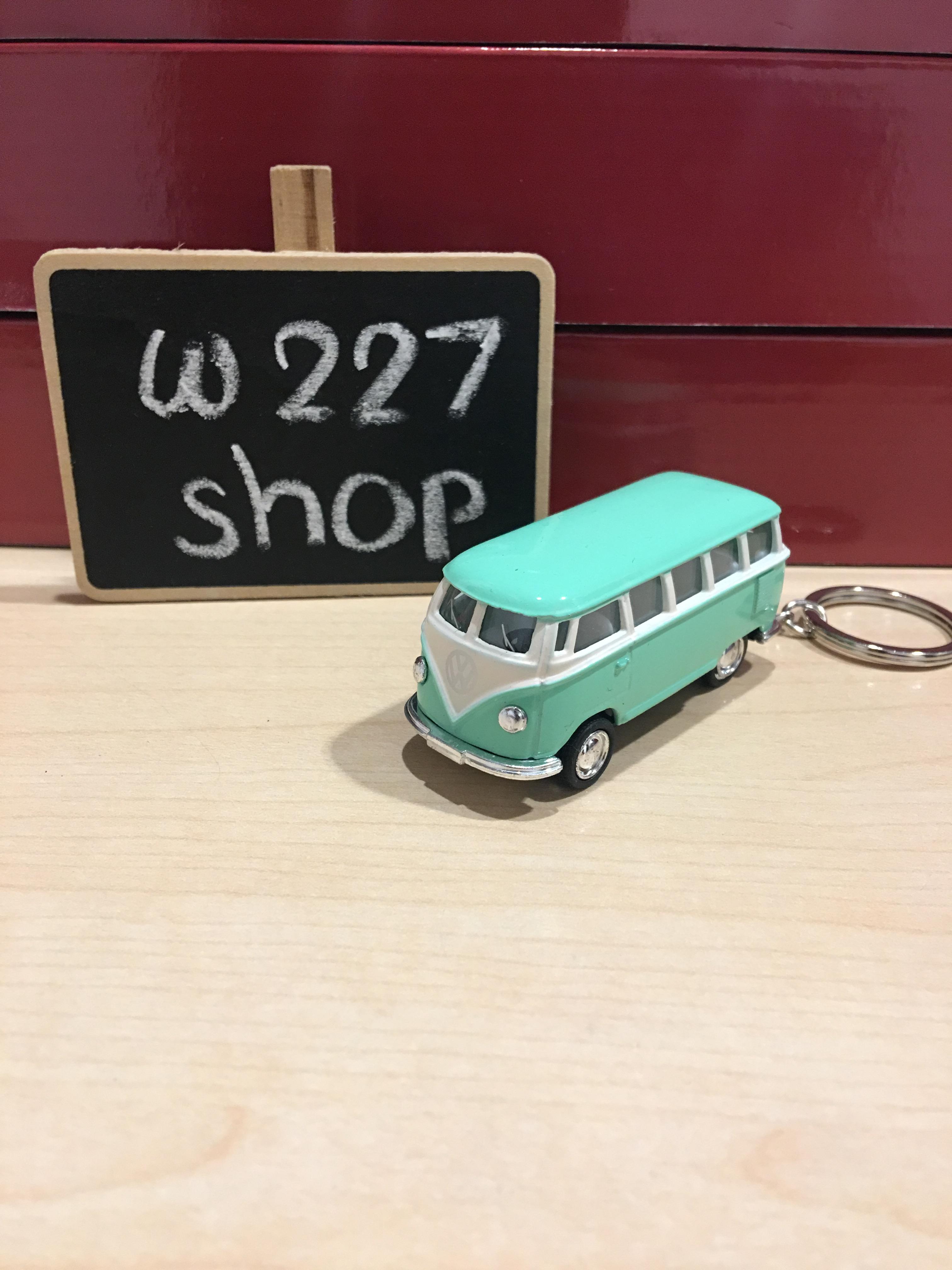 พวงกุญแจ โมเดลรถเหล็ก โฟล์คตู้ 1962 Volkswagen Classical Bus scale 1:64 ขนาด 2.5 นิ้ว กดลาน (ปลีก-ส่ง)