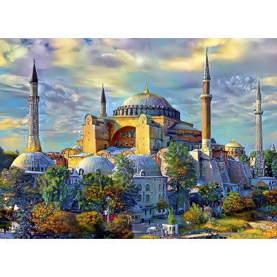 Bluebird Puzzle - Hagia Sophia, Istanbul, Turkey by Pedro Gavidia 1000 pcs.