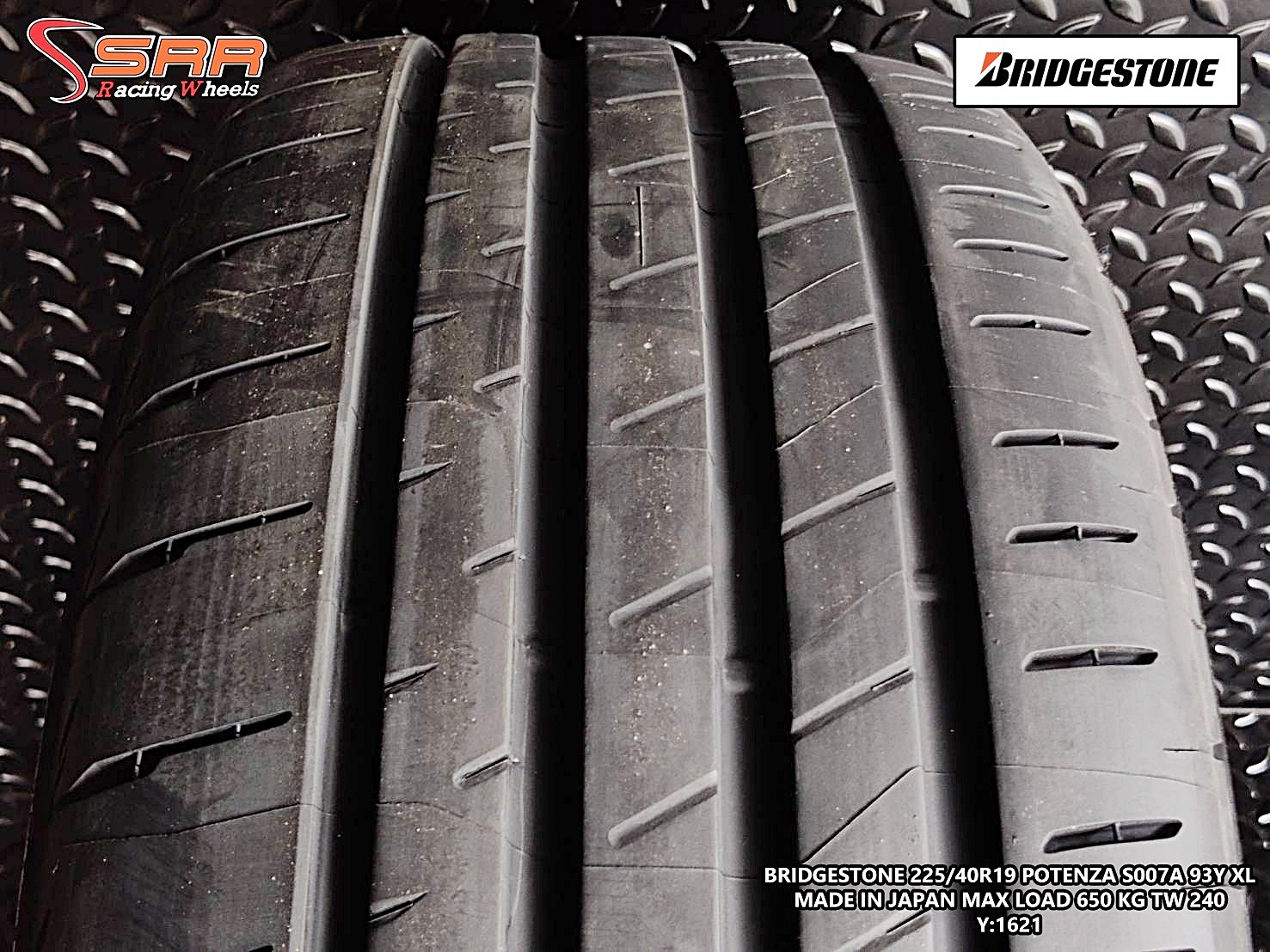 BRIDGESTONE POTENZA S007A 225/40R19 ยางใหม่ปี2021 ราคาพิเศษ