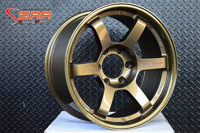 TE37 SUV ขอบ18 นิ้ว สีน้ำตาลตัวหนังสือแดง