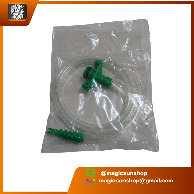 926780 1M 39.41"" Length Air Tubing 10cc Glue Dispenser Syringe Adapter