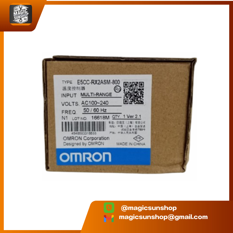 OMRON เครื่องควบคุมอุณหภูมิดิจิตอล Temperature controller E5CC-RX2ASM-800