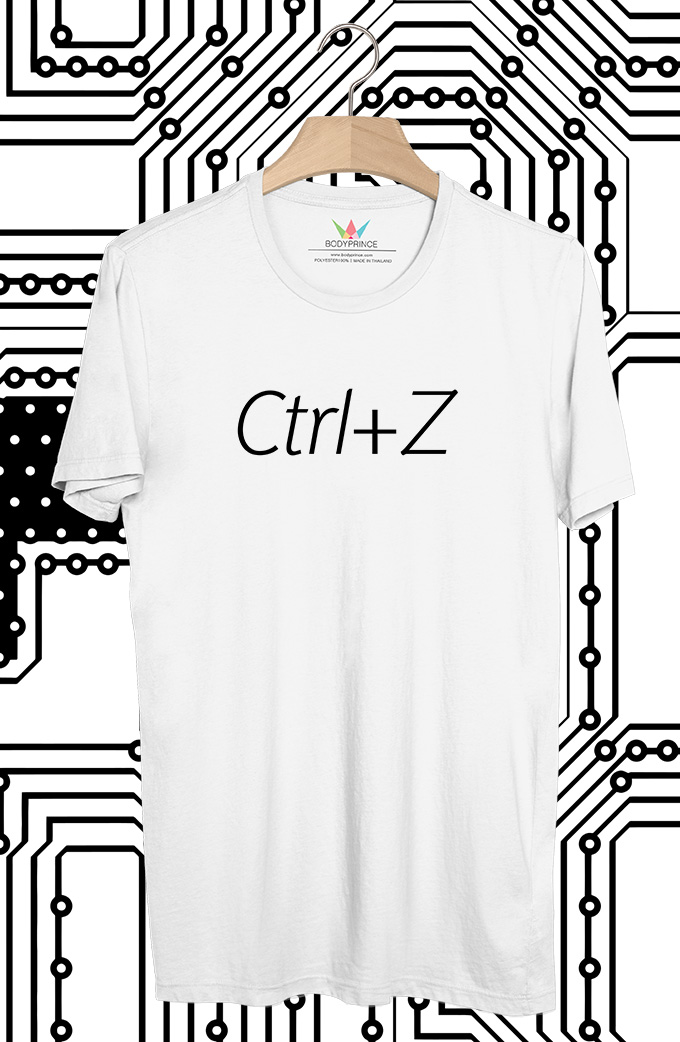 BP561 เสื้อยืด Ctrl+Z