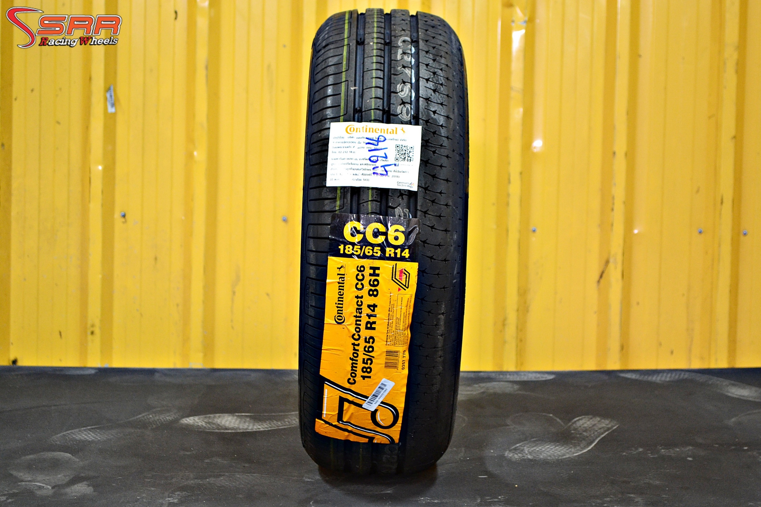 Continental ComfortContact CC6 185/65R14 ชุดละ 5,500 บาท