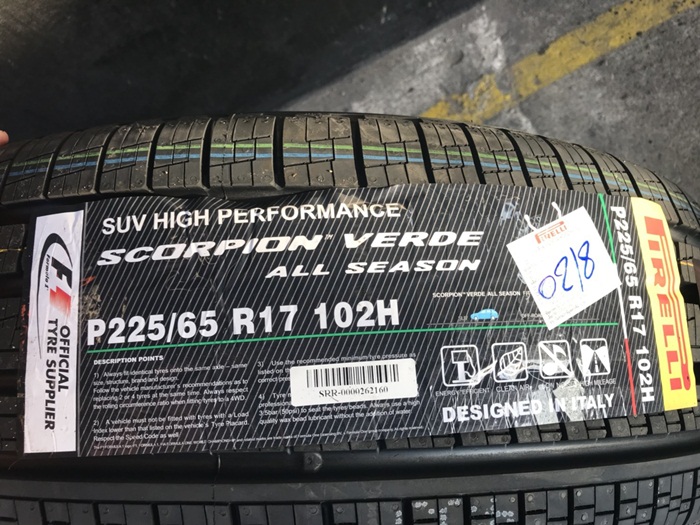 PIRELLI SCORPION VERDE ALL SEASON 225/65R17 ยางลดราคาพิเศษ