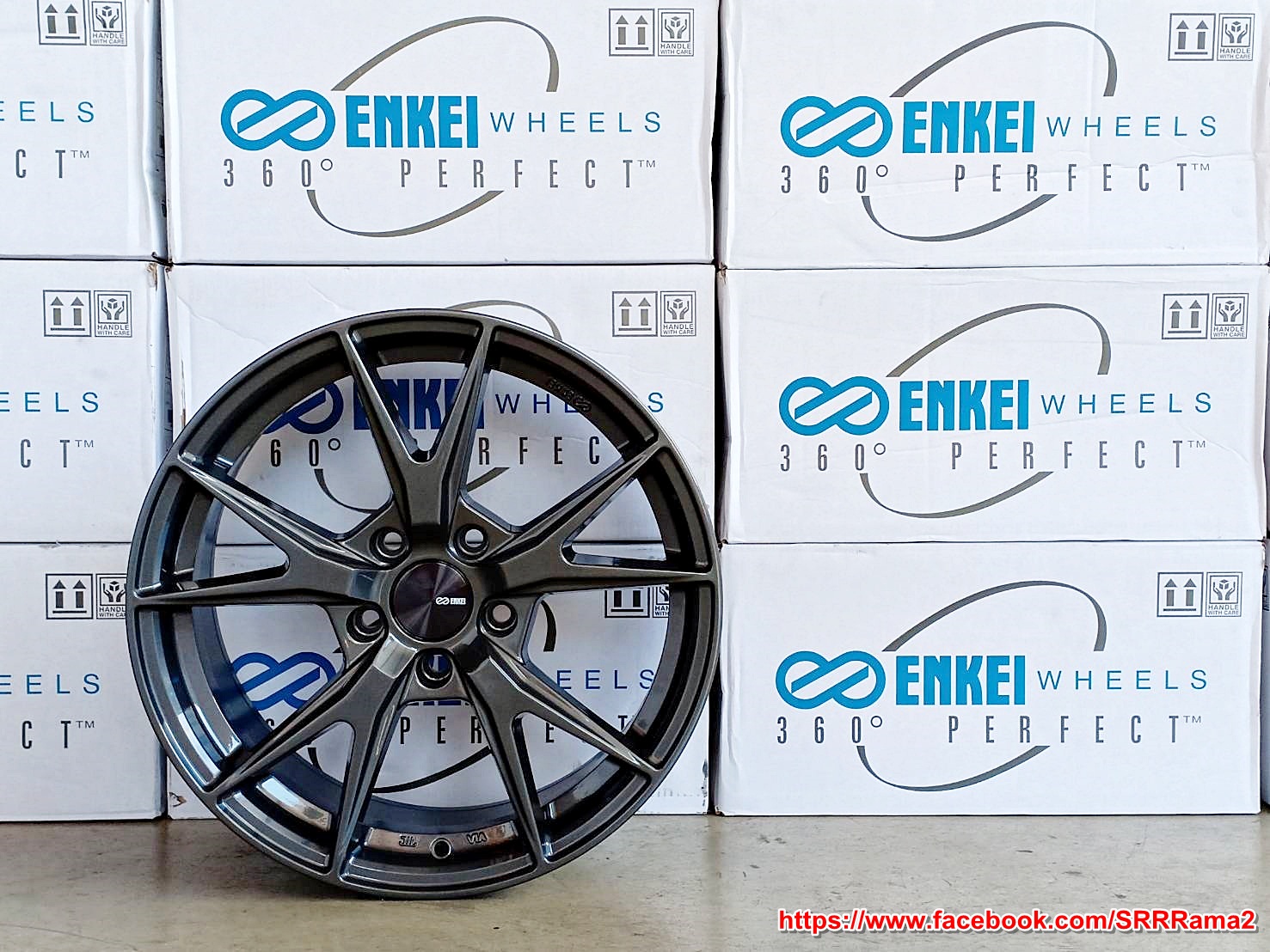 ENKEI PHOENIX ขอบ18 ET35 5x114.3 สีGBU6 สีกันเมทาลิก