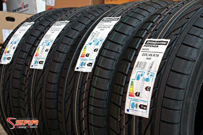 BRIDESTONE POTENZA RE050A 245/45R18 เส้นละ 6,000 บาท