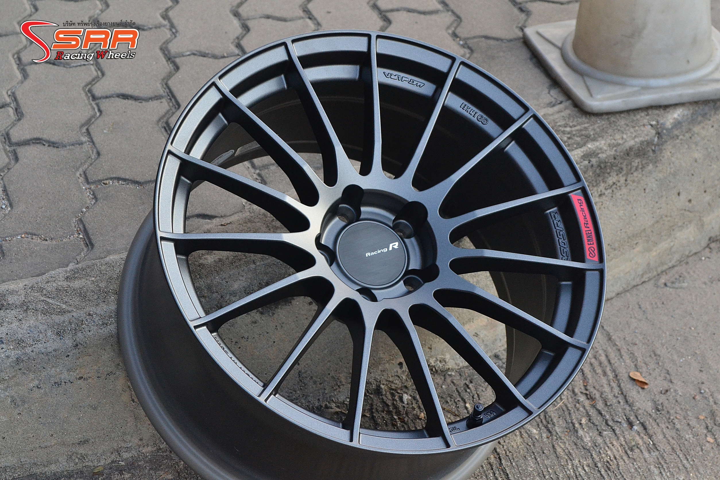 ENKEI RS05RR ล้อแท้ญี่ปุ่น ขอบ18 5x114.3 ET+35 Matte Dark Gunmetallic