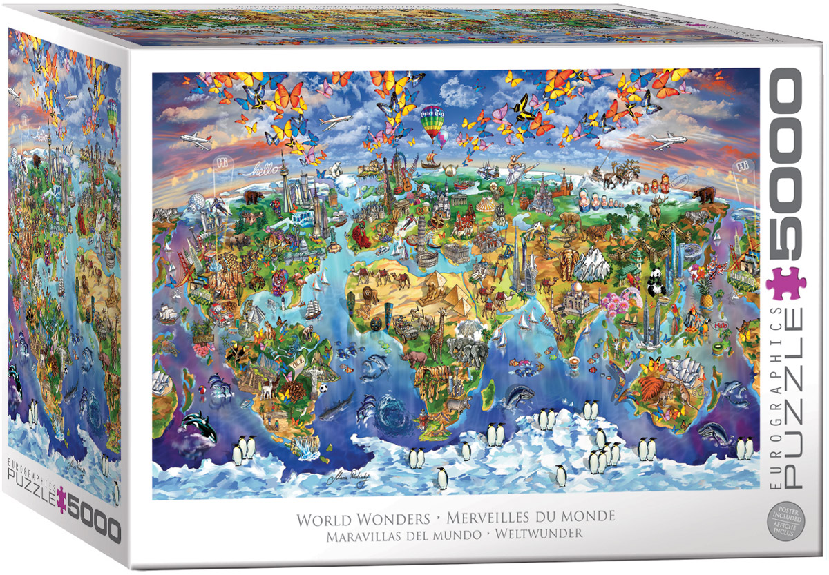 Eurographics - World Wonders by Maria Rabinky 5000 pcs.