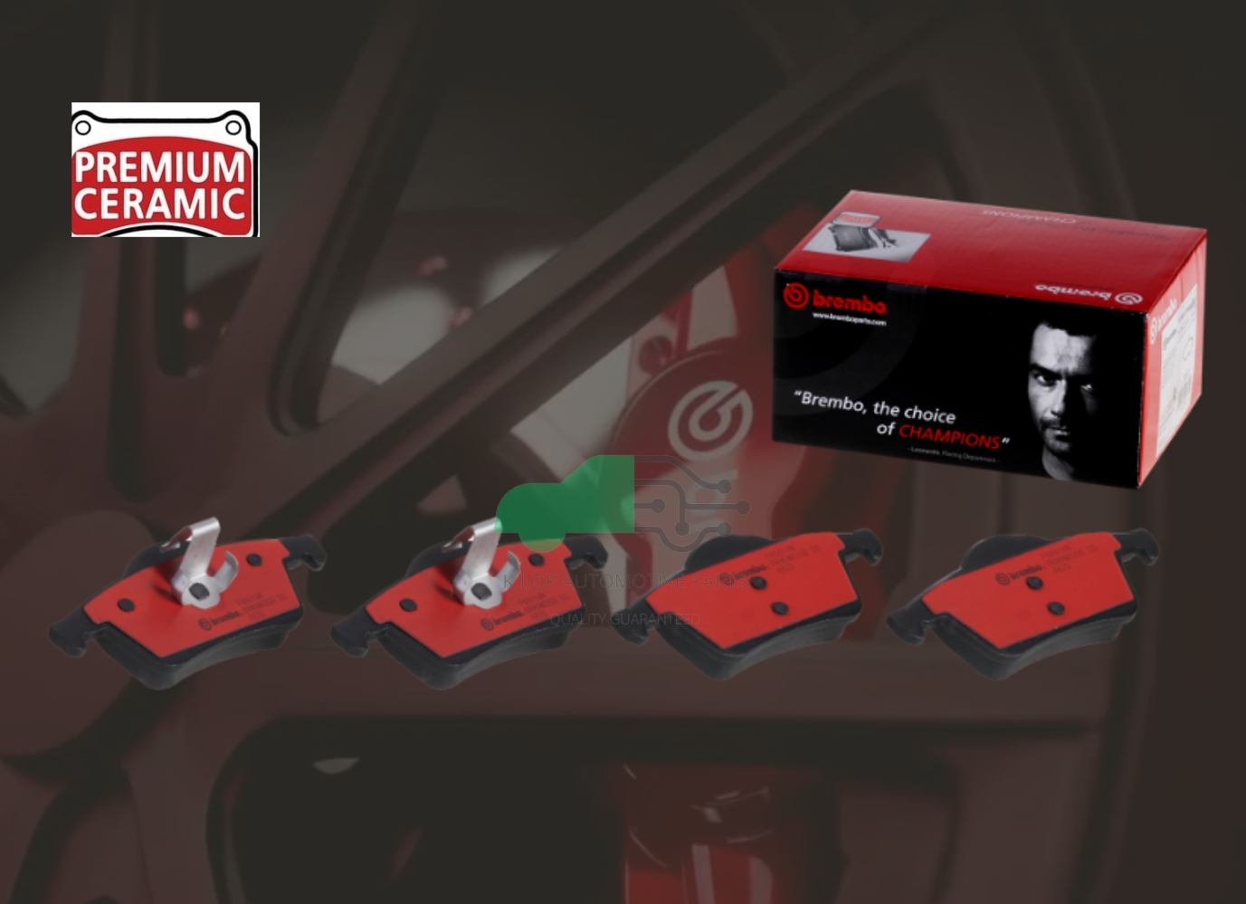 P86 014N ผ้าเบรกหลัง BREMBO รุ่น Ceramic) Volvo S60 I, S80 I, V70 II, XC70 Cross Country (2.0 2.3 2.4 2.5 2.8 2.9 3.0) 98->
