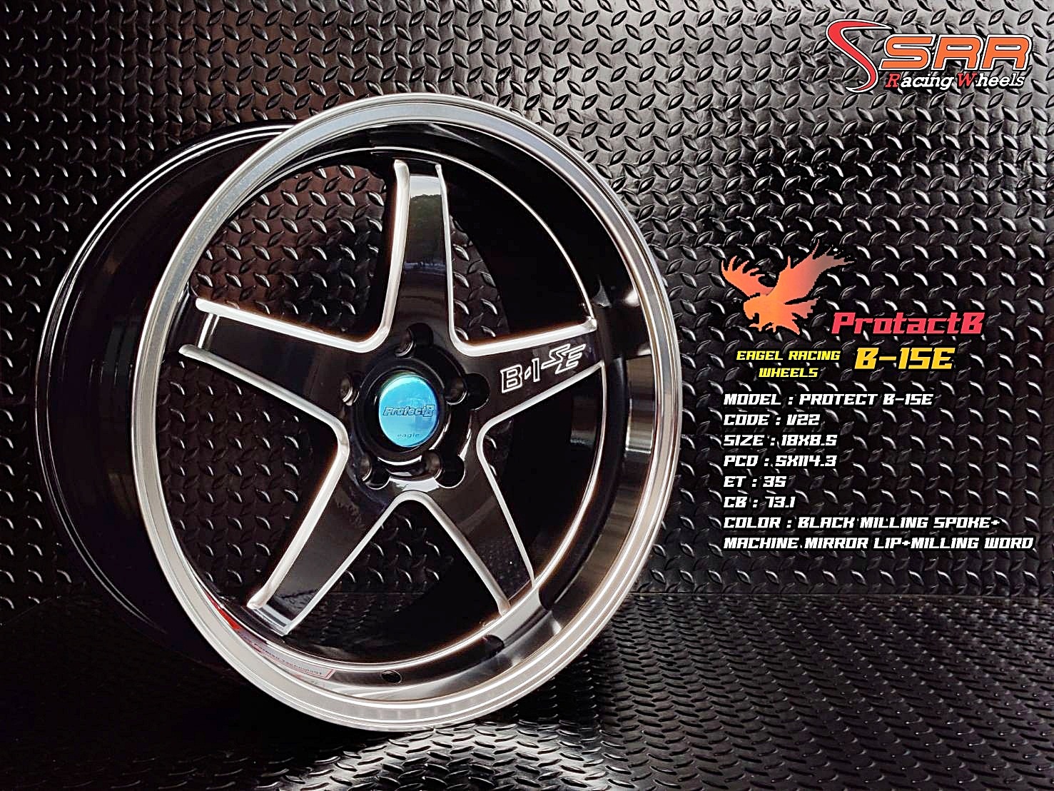 OASIS VIP22 B-1SE ขอบ18 5H114.3 ET35 ราคาพิเศษ