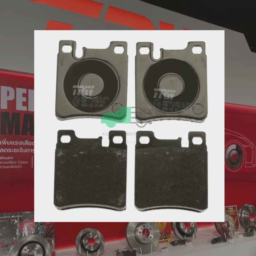 GDB1123 ผ้าเบรกหลังแท้ TRW (COTEC) : BENZ W124 E500/ W210 E280, E320/ W140 /R129 55AMG, 60AMG, 600, 600S
